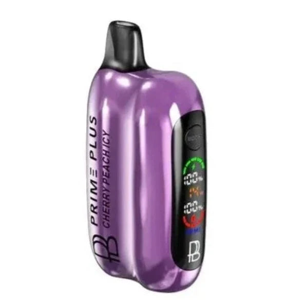 Best Deal Prime Plus 26000 Puffs Rechargeable Disposable Vape 20mL Cherry Peach Icy