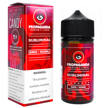Propaganda E-Liquid 100mL Vape Juice Best Flavor Subliminal