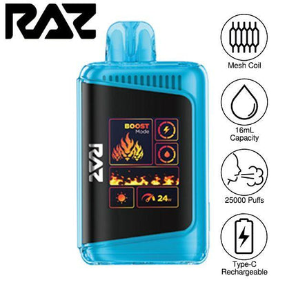 Best Deal Raz LTX 25000 Puffs Disposable 16mL - Blue Berry Watermelon
