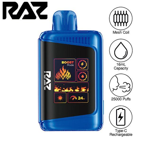 Best Deal Raz LTX 25000 Puffs Disposable 16mL - Blue raz Ice
