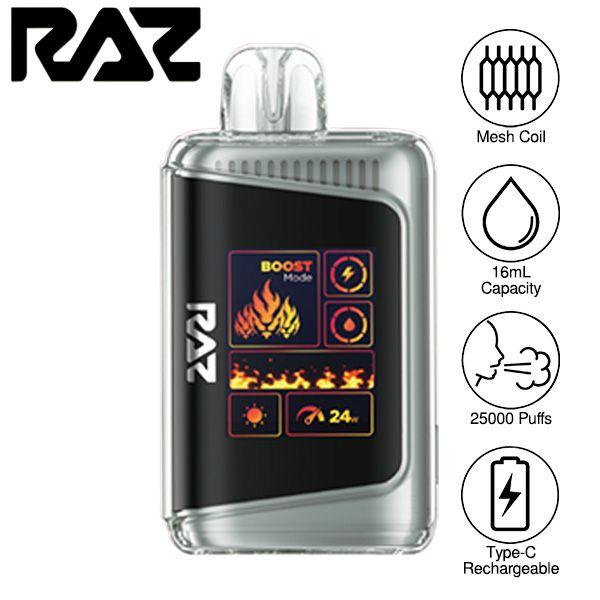 Best Deal Raz LTX 25000 Puffs Disposable 16mL - Clear Diamond