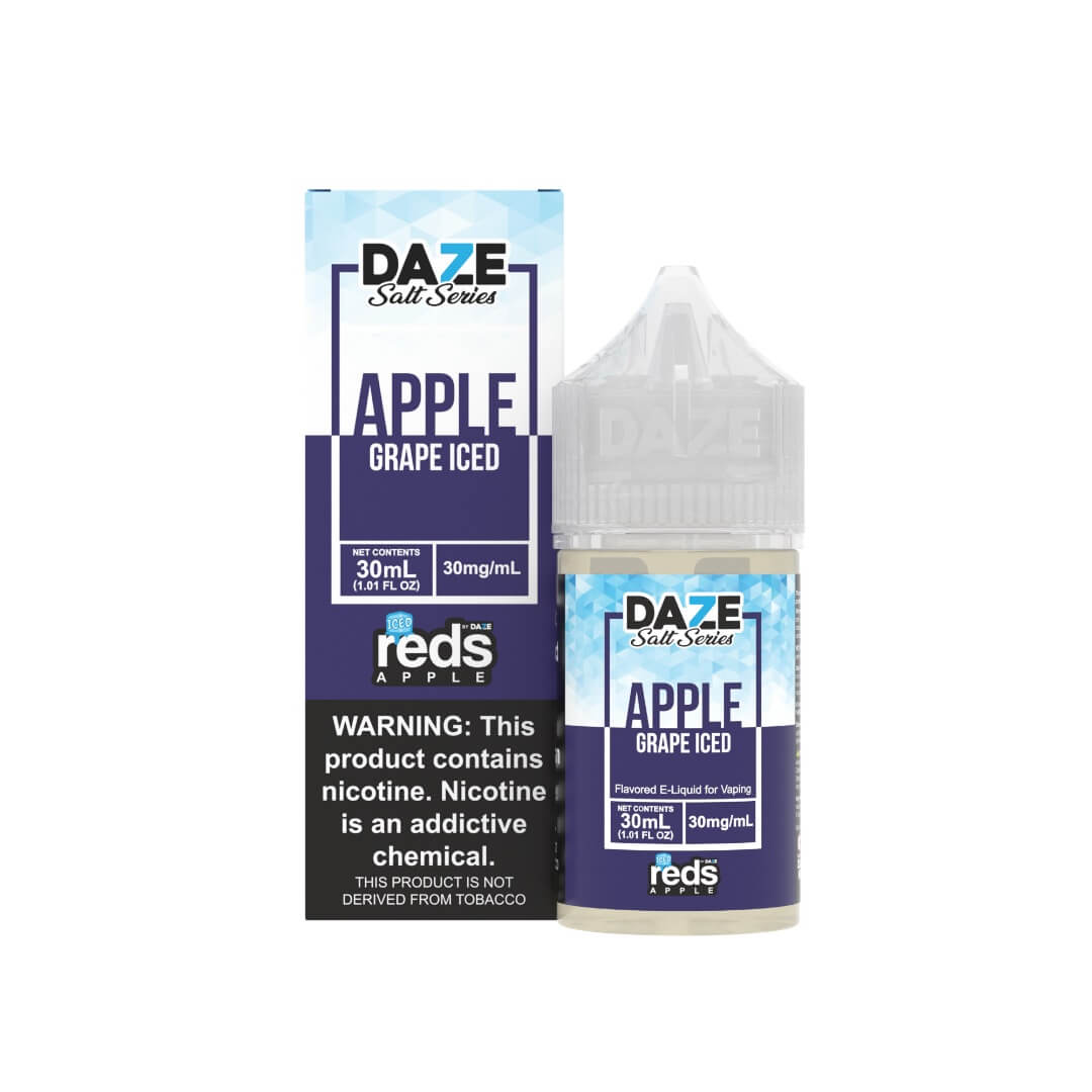 7 Daze Salt Series - Reds Apple Grape Iced- 30ml