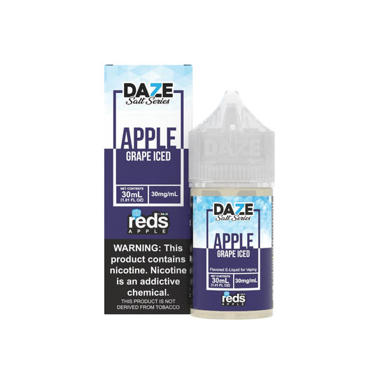 7 Daze Salt Series - Reds Apple Grape Iced- 30ml