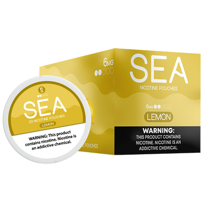 Best Deal SEA Semi-Dry Nicotine Pouches 5 Pack - Lemon