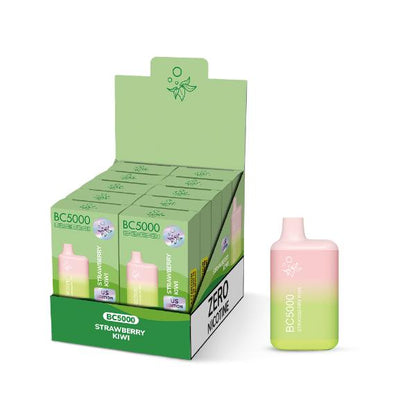 Best Deal Elf EBCREATE BC5000 ZERO Disposable Vape  9.5mL Strawberry Kiwi