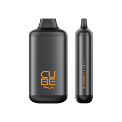 CUBE PALM 5000 Puffs Disposable Vape 15mL Best Flavor Strawberry Mango