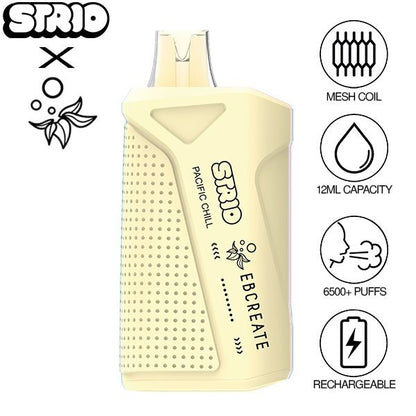 Elf EBCreate x Strio XC6500 12mL Puffs Disposable Vape Best Flavor Pacific Chill