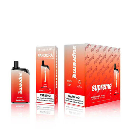 Supreme Cig Pandora Single Disposable  Vape 12mL Best Flavor Red Apple