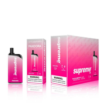 Supreme Cig Pandora Single Disposable  Vape 12mL Best Flavor Unicorn