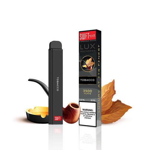 SWFT Lux Rechargeable Single Disposable Vape 8mL Best Flavor Tobacco