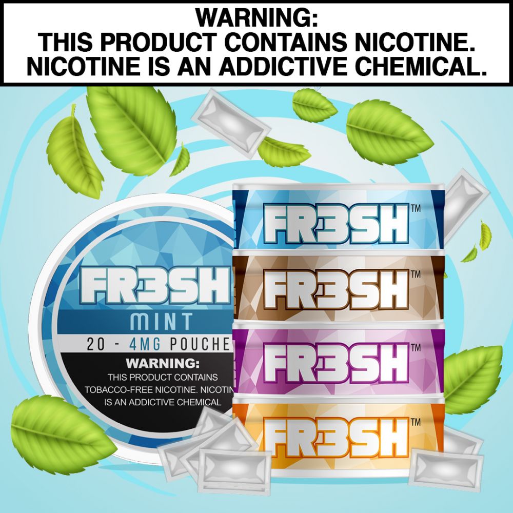Fr3sh TFN Pouches 5 Pack Best Flavor Mint