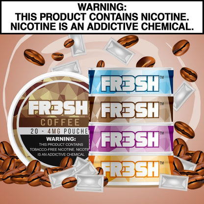 Fr3sh TFN Pouches 5 Pack Best Flavor Coffee