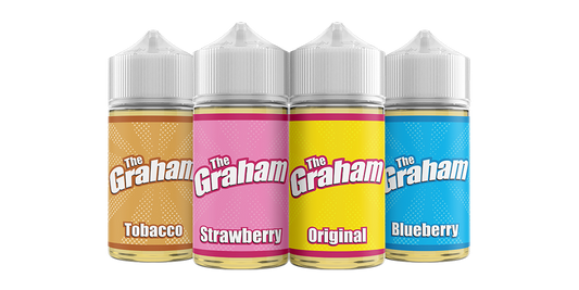 The Graham Vape Juice 60mL Best Flavors Tobacco Strawberry Original Blueberry