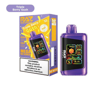Best Deal RAZ LTX 25,000 Puffs Gush Edition Single Disposable - Triple Berry Gush