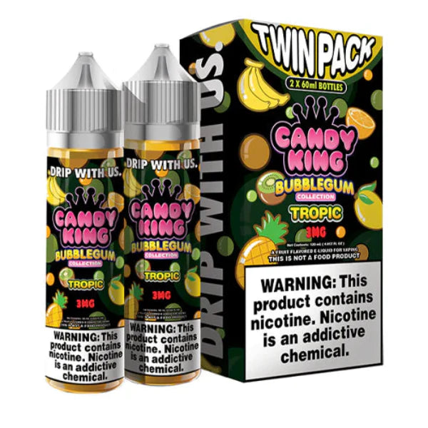 Candy King Bubblegum Vape Juice 120mL