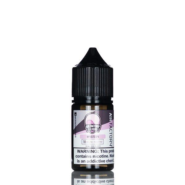 Air Factory Mystery Salt Nic 30ml mystery nicotine salt e-liquid 18mg 36mg pod system low-wattage device