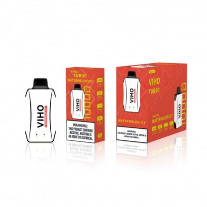 Best Deal VIHO TURBO 10000 Puffs Disposable Vape 18mL - Watermelon Icy
