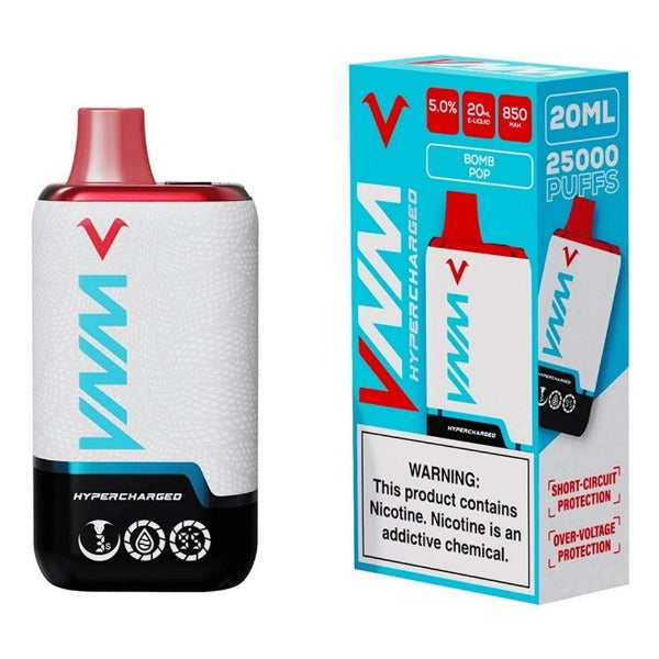 Best Deal VNM Hypercharged 25,000 Puffs Disposable - Bomb Pop