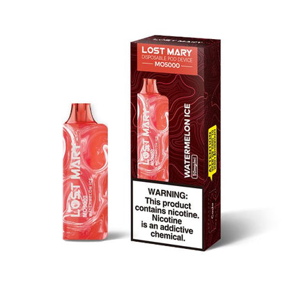 Best Deal Lost Mary MO5000 Disposable Vape by Elf Bar 10 Pack 13.5mL Watermelon Ice
