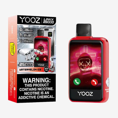 Best Deal YOOZ Linkx 25,000 Puffs Smart Disposable - Watermelon Ice
